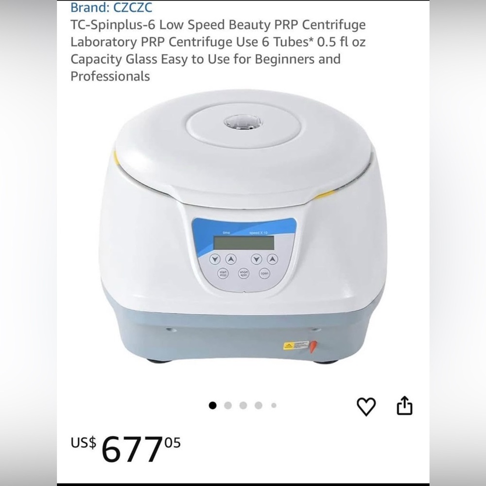 Laboratory Benchtop Centrifuge - White and Light Gray